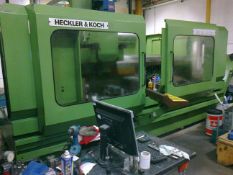 Heckler & Koch BA 33 CNC 4 axis machining Centre, Serial No.155053 with  Steverungen CNC 783/M