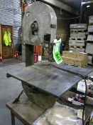 Adolf Fritz 280mm bench top vertical band saw, model: LAL, serial no: 453 Located: Unit 14