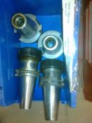 Collet Machine Tool Holders:
Collet chuck type PMC TC40 70mm ER40 (4off), PMC TC40 75mm ER40 (