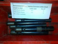 Kennametal Erickson Tapping Extension Collet Chuck Length to face 180 x 25mm Shank (5off), 180 x