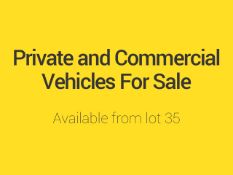 A range of Private and Commercials Vehicles from lot 35
