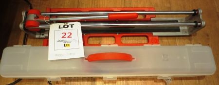 Rubi Rocket 50 manual tile cutter and case (located at Teignmouth site)