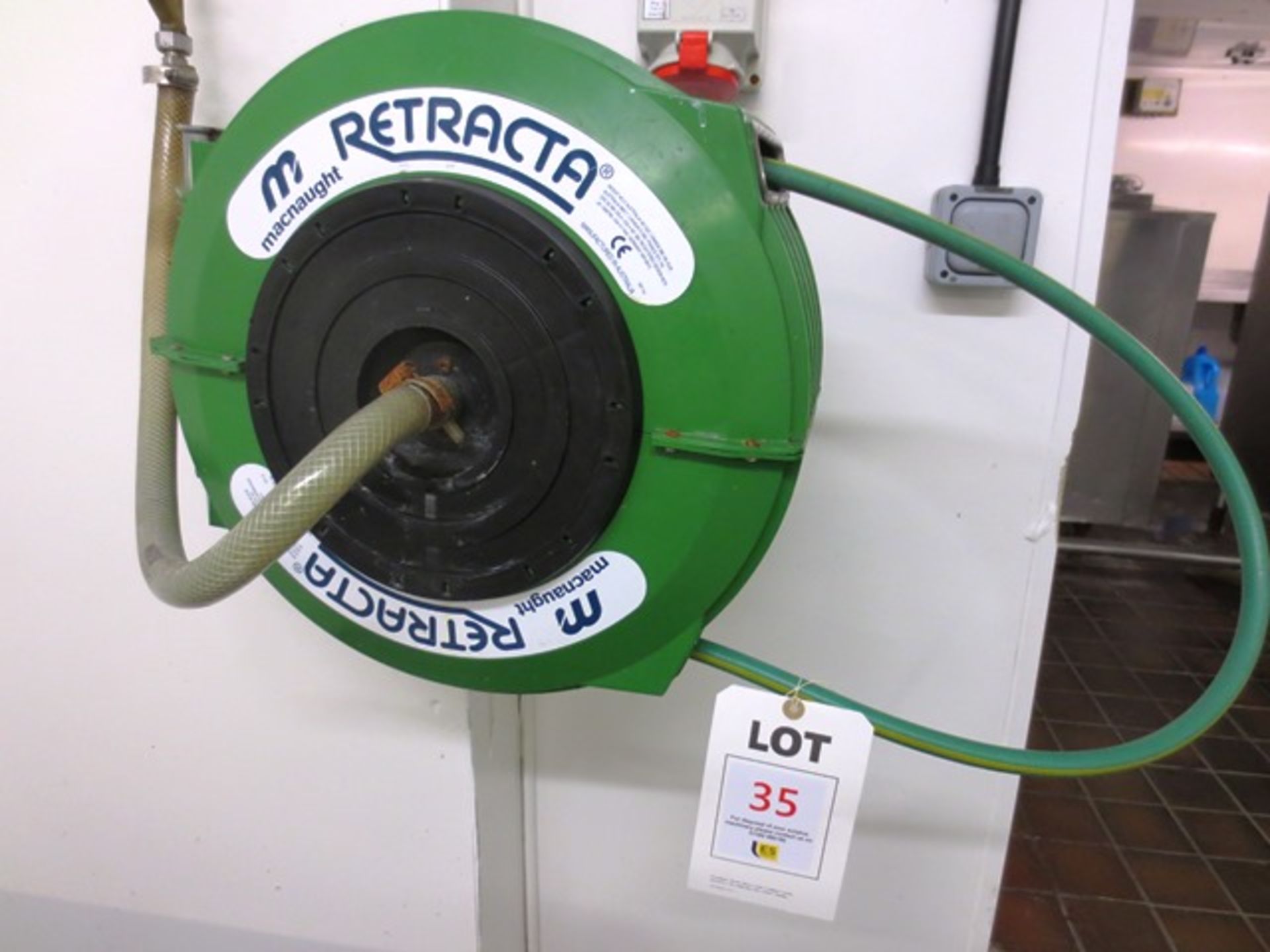 Macnaught retractable wall mounted hose reel