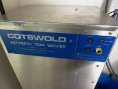 Cotswold TW2 stainless steel auto tank washer, advised currently not in use