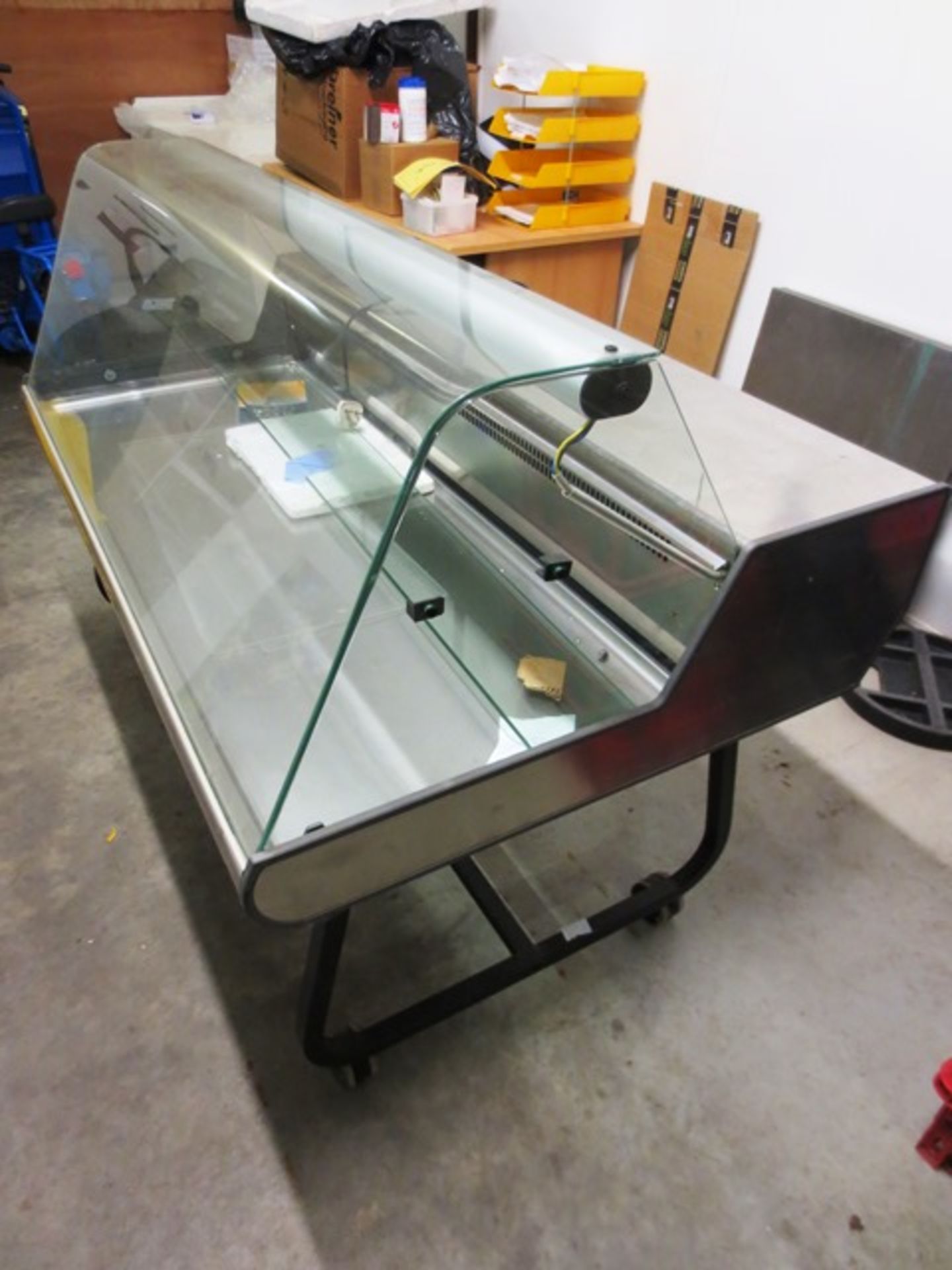 Banchi E Arredi B.A.R. Comet 2MI-5GL80, glass fronted, mobile stainless steel refrigerated salad bar - Image 5 of 5