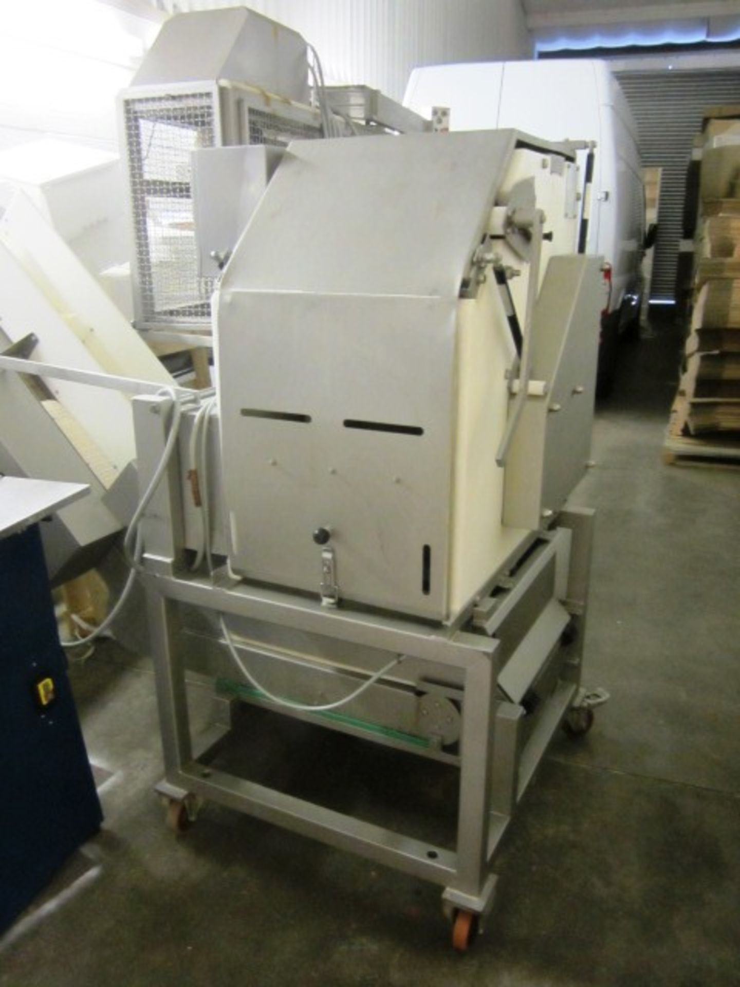 Steen Stainless Steel mobile chicken breast skinning machine, type ST 650 / 3010A (2010) with - Image 6 of 11