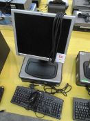 Dell OptiPlex 360 PC with flat screen monitor, keyboard and mouse (Located at Unit 3 Interface