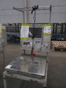 Marco Datamaster in-line weigh and scan units with stainless steel scales (Located at Unit 3