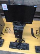 Dell OptiPlex 320 mini tower PC with flat screen monitor, keyboard and mouse (Located at Unit 3