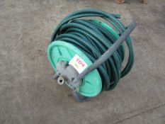 Large reel of water pipe