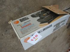 Black & Decker 240V sander