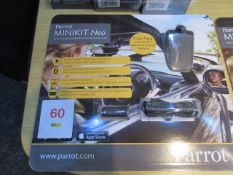 Six various Parrot minikit neo Bluetooth hands free kits. Located at Unit 1, Neptune Court, Barton