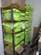 Approximately 130 hi-viz 'security' coats/jackets, sizes; S - XL (NB: embroidered with "Dixon