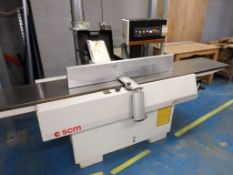 SCM F410 N surface planer, serial no AB/191099, 2013,  2640mm x 440mm overall bed size are 410mm max