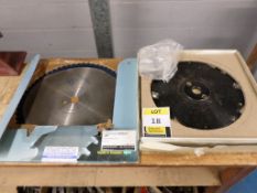 400 x 60T x 25P x 3.5K x 30 MMB reconditioned saw blade and Ernest Bennett 300 x 12 x 30 HW 24 +