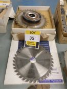 200mm dia x 3.2/2.2 wobble saw with 1¼ bore adapter and 200mm dia x 36Tx 2.0p x 3.0k blade