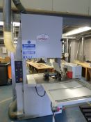 Centauro R800 band resaw with RVP 200 variable speed feed system, serial no 22508, 2014  (little