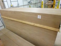 4 wheeled plywood chest 210cm x 107cm x 56 cm