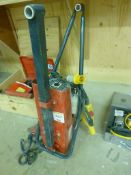 110v scaffold hoist with pendant control, Camac S.A electric motor (missing scaffold clamps)