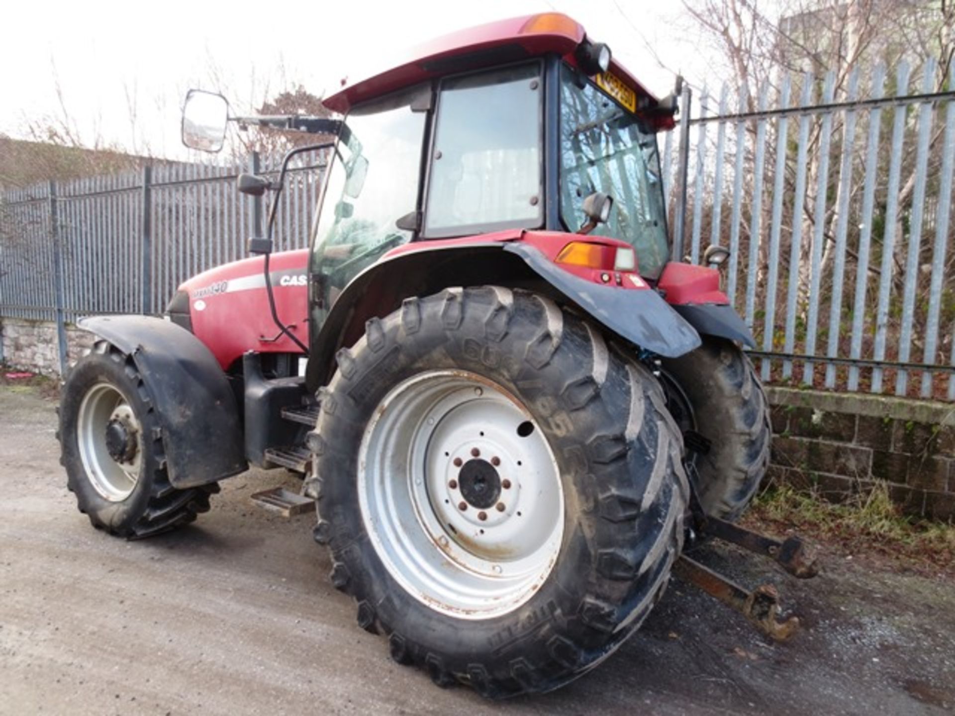 Case IH Maxxum MXM 140 four wheel drive tractor, Registration No. WK03 CSU, Year of Manufacture: - Image 2 of 9