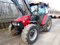Case IH 115 four wheel drive tractor, Registration No. WK60 AOB, Year of Registration: 2010,