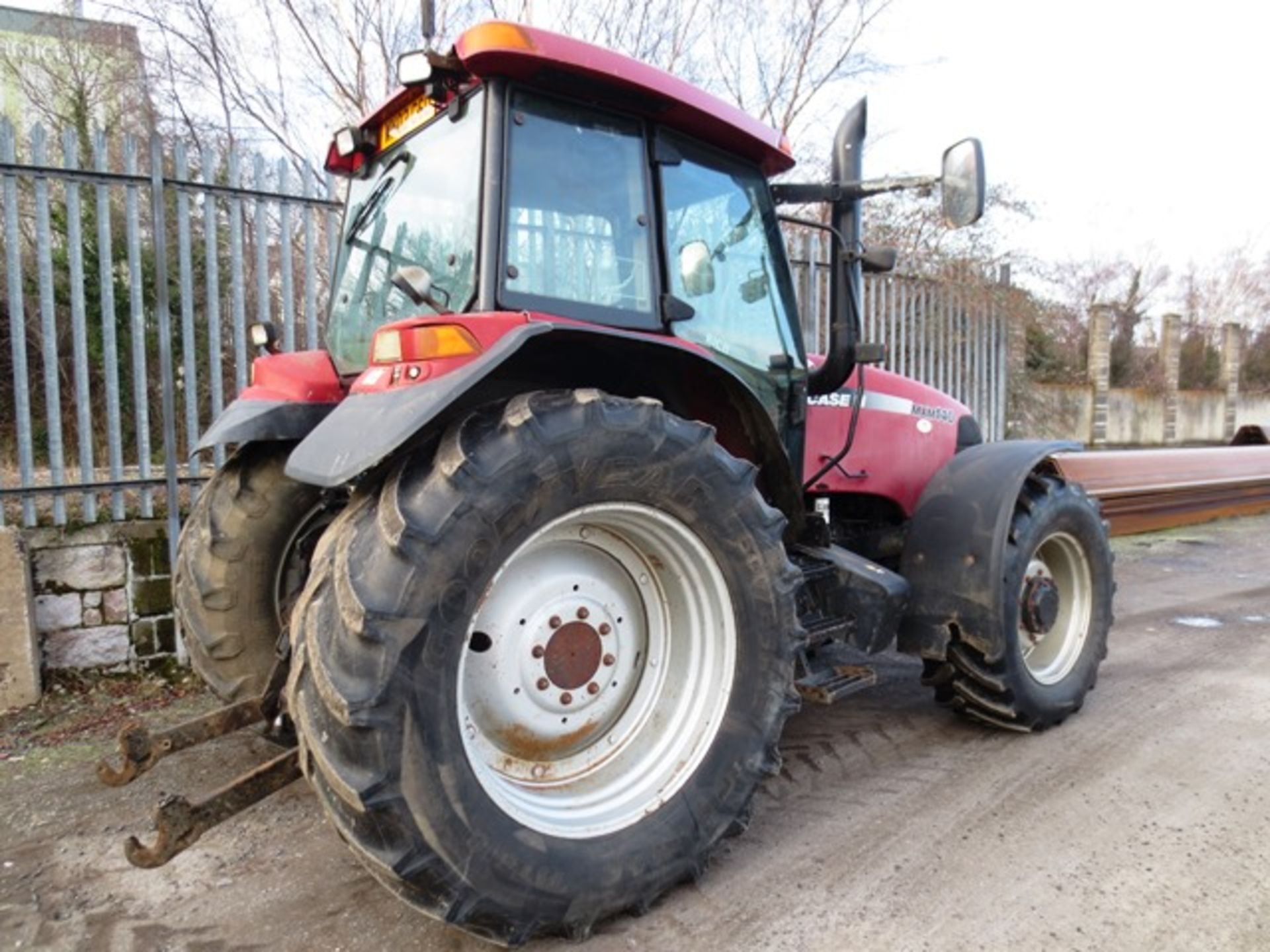 Case IH Maxxum MXM 140 four wheel drive tractor, Registration No. WK03 CSU, Year of Manufacture: - Image 4 of 9