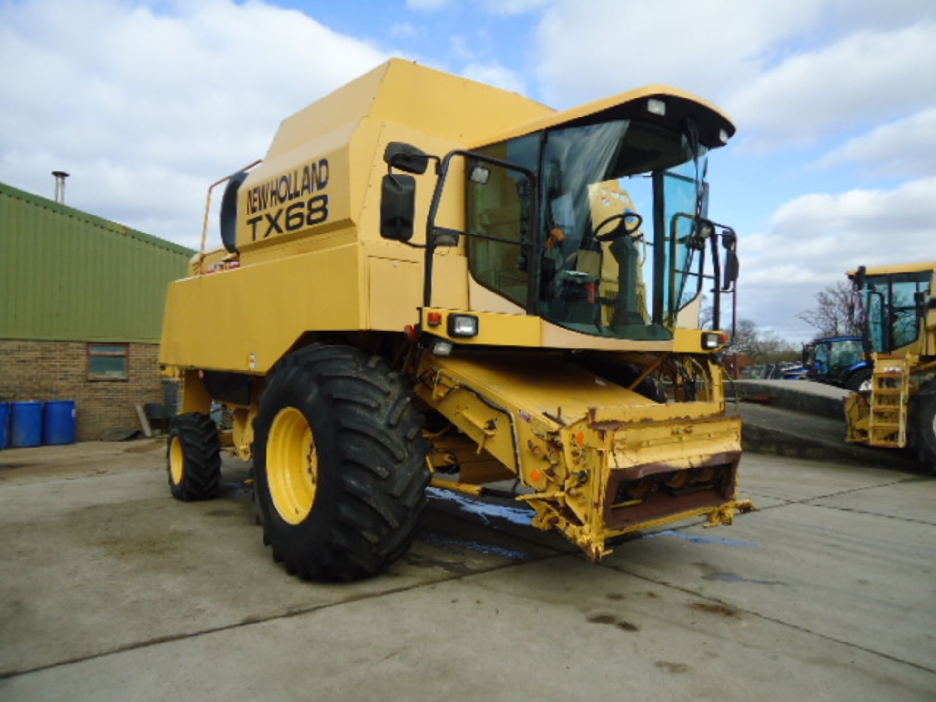 New Holland TX68 combine harvester with 24ft header and trailer, Registration No. N/A, Year of - Image 2 of 12