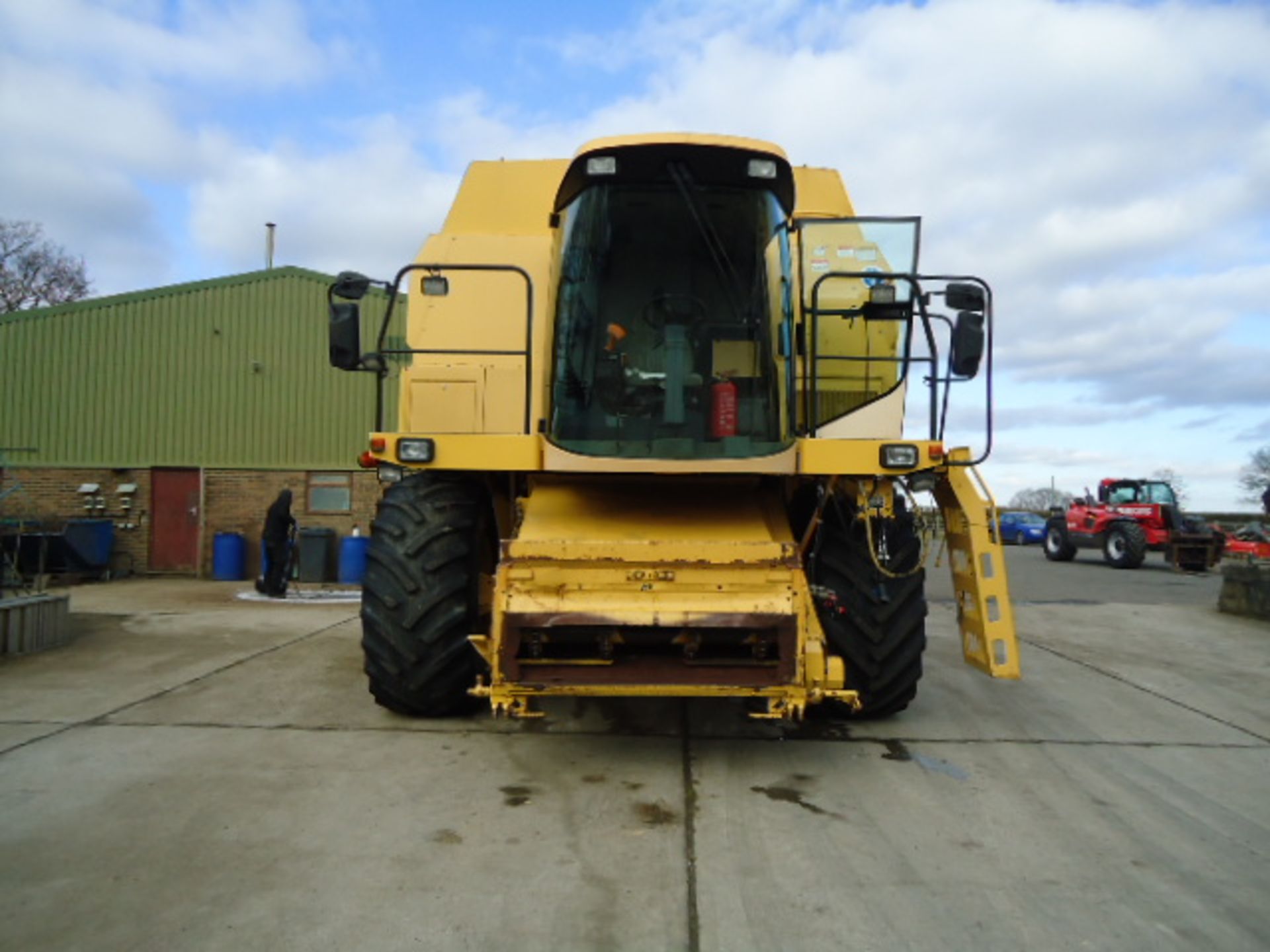 New Holland TX68 combine harvester with 24ft header and trailer, Registration No. N/A, Year of - Image 6 of 12