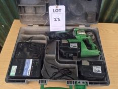 Hitachi Koki DH250 cordless hammer drill complete with charger and case and spare battery Located: