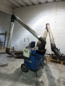 Horizon International SM.10 mobile, twin flexi hose arm dust extraction system, serial no: 7998 (