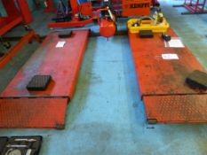 Istobal twin platform vehicle scissor lift 240V 3000 kg capacity
