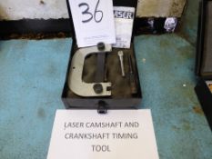 Laser camshaft and cranckshaft timing tool