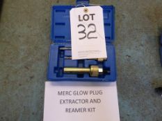 Mercedes glow plug extractor and reaming kit
