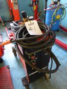 Kempi Kempomat 150 mig welder, 240V with torch, hose and gauges