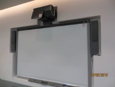 Smart board 2000mm x 1300mm DViT projection system complete with loud speakers and smart UX60