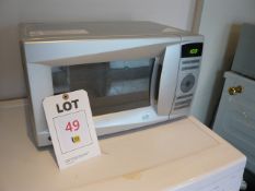 LG microwave, under-counter refrigerator, toaster and sandwich maker