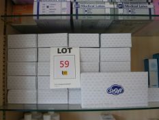 Twenty two boxes of Sosoft tissues