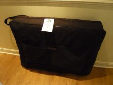 Collapsible treatment table in carry case
