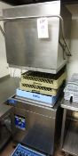 Proton Washrite stainless steel rotary commercial dishwasher, with trays (Please note: if successful