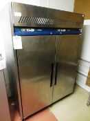 Williams stainless steel double door upright chiller cabinet, model: FG27SS, serial no: