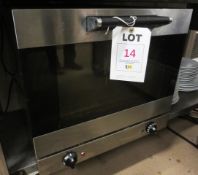 Smeg stainless steel electric fan assisted table top oven (Please note: if successful in
