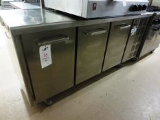 Tabolo stainless steel triple door counter, type: TN3 Porte, serial no: 20073882A, 1900mm length (