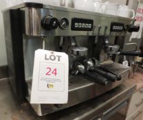 Iberital L'anna stainless steel table top twin expresso maker, serial no: A8006 (2004) (Please note: