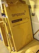 Simpsons quadrant shower tray, R/H, 900mm x 1400mm