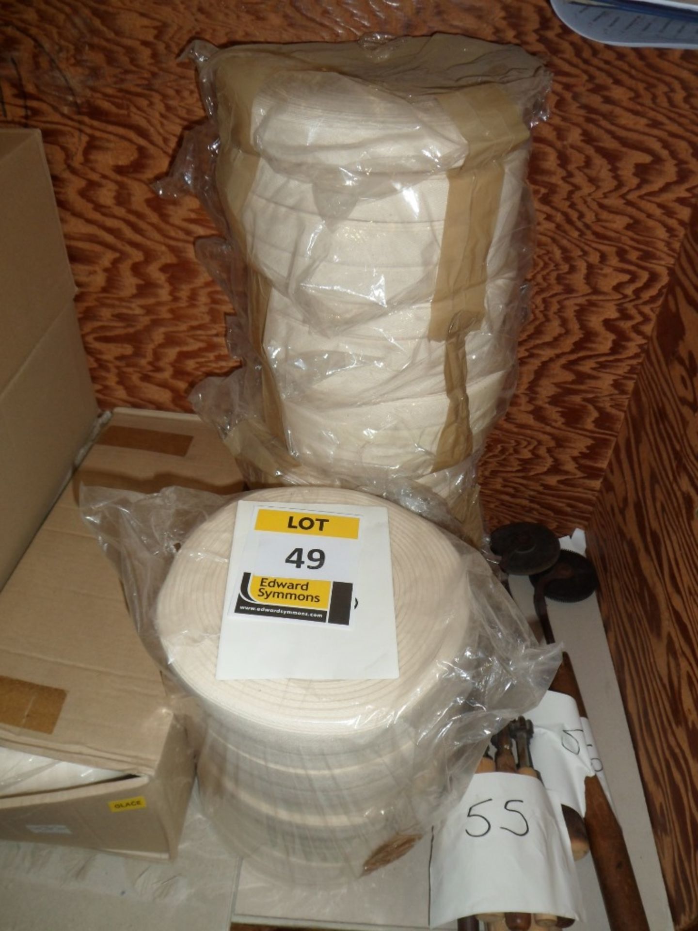 3 packs of 1in webbing  tape, glace (located at Falkirk) - Image 2 of 2