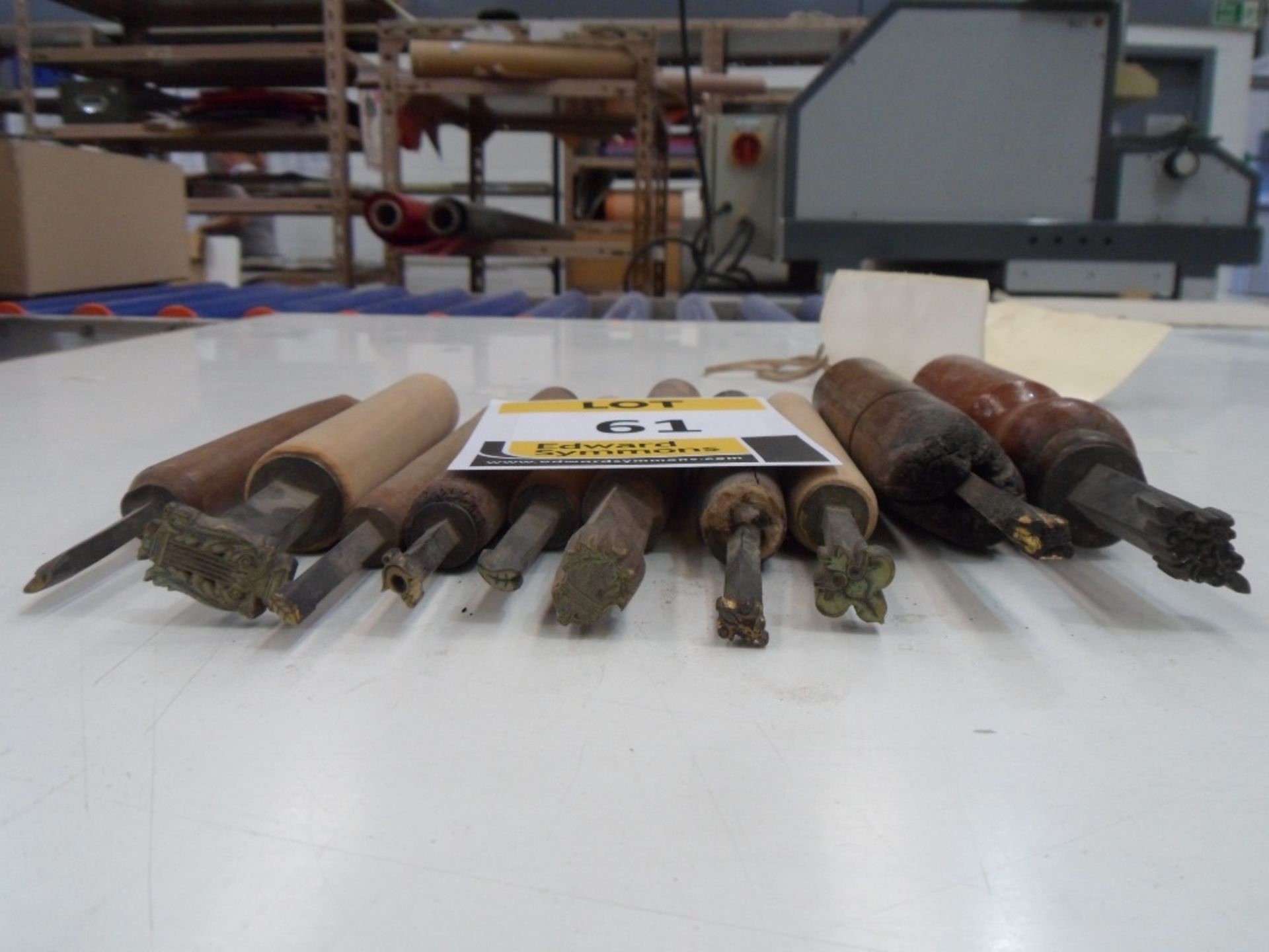 10 Antique bookbinding hand tools (located at Falkirk) - Image 2 of 3