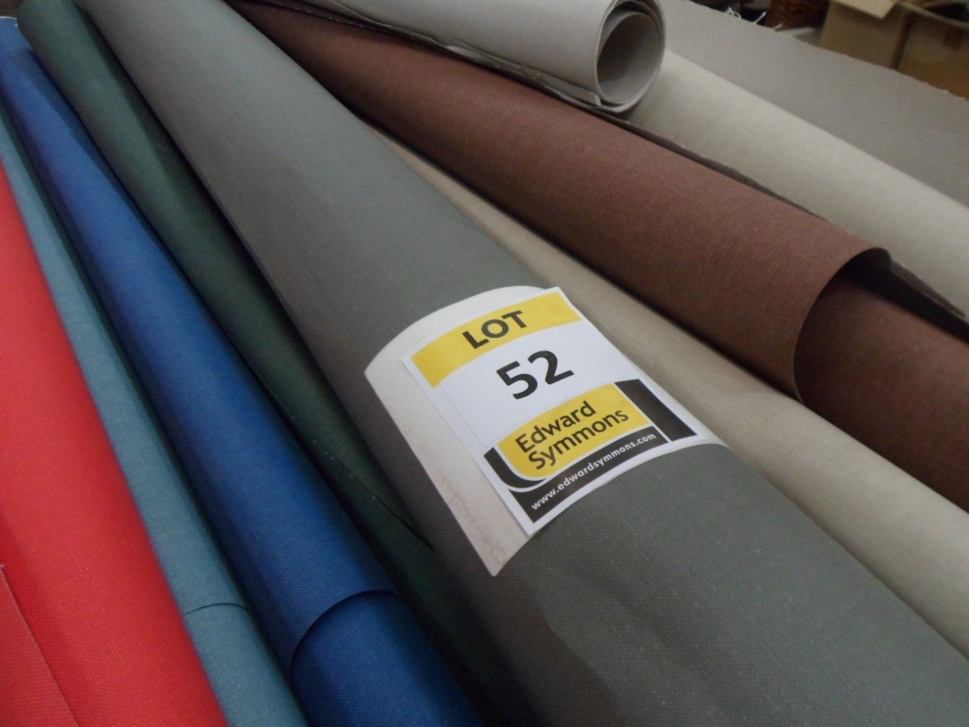 Rolls of Cloth, various, selection of colours (located at Falkirk)