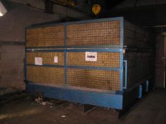 Electrically heated top loading process annealing furnace, 4,000mm x 2,950mm x 1,950mm, working