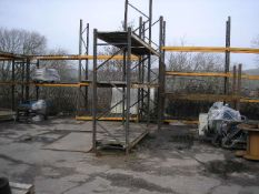 Quantity of boltless steel racking to include 30 uprights and 120 beams (A method statement will...