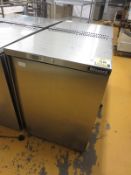 Blizzard UCR140 stainless steel single door fridge, s/n 82, 240 volts, external dimensions (W)